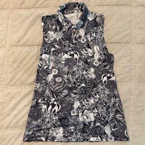 Nike Golf Dry-Fit‎ Sleeveless Collared Tank Top Small